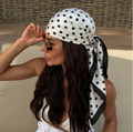 Silk Dot Print Head Wrap