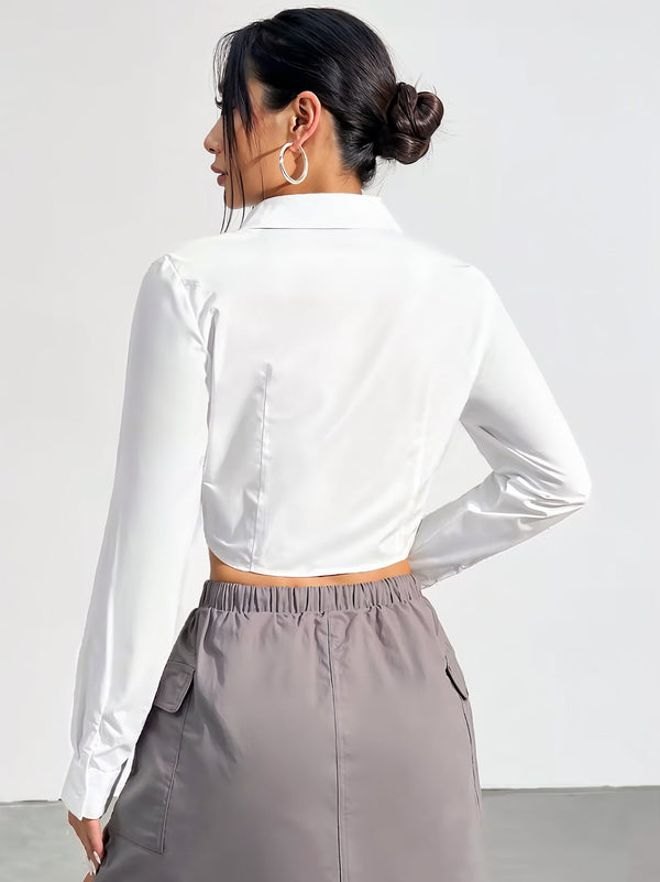 Chic Cropped Style Top