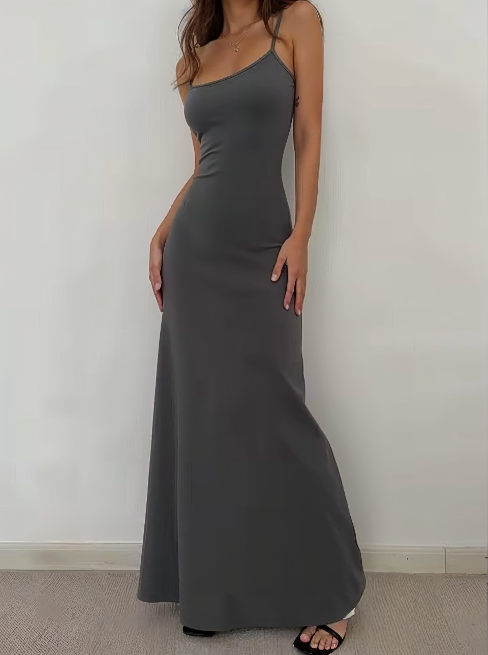 Slim Fit Halter Neck Dress
