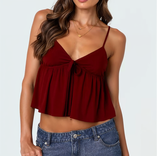 Cropped Spaghetti Strap Top