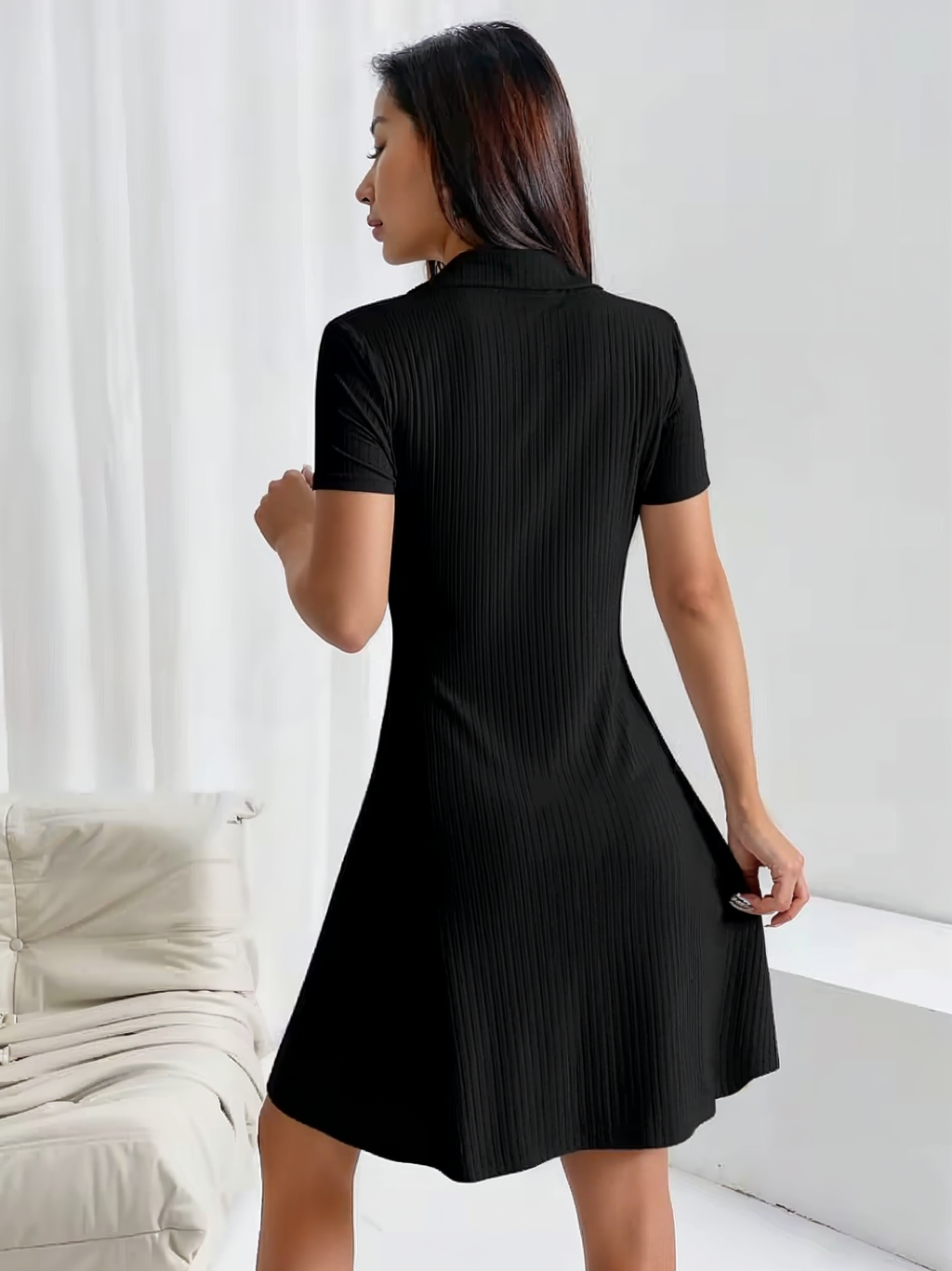 Polo Collared Dress