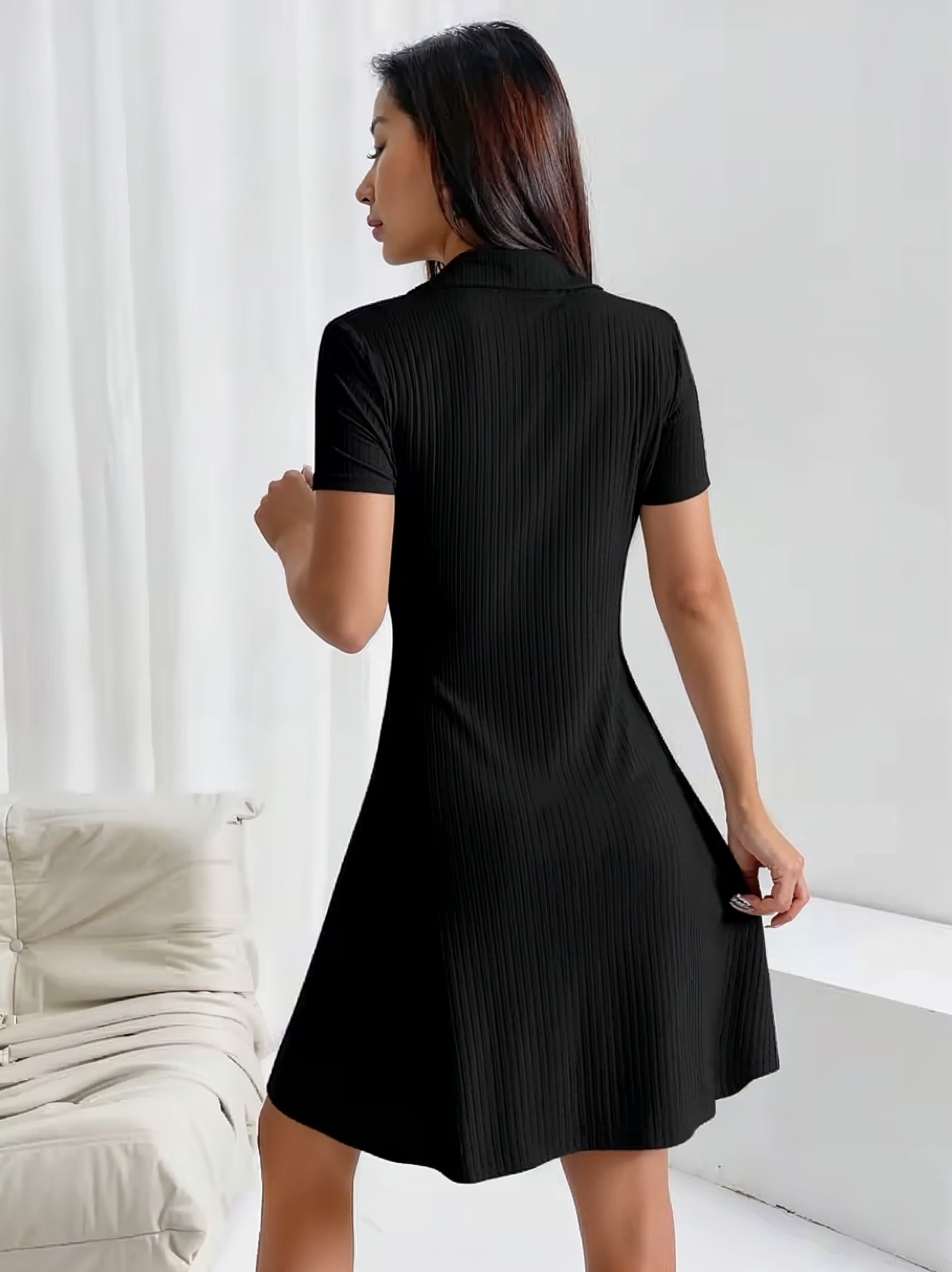 Polo Collared Dress