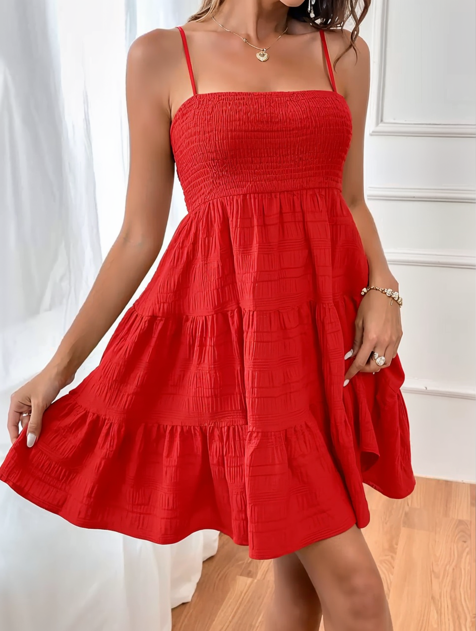 Spaghetti Strap Mini-Dress