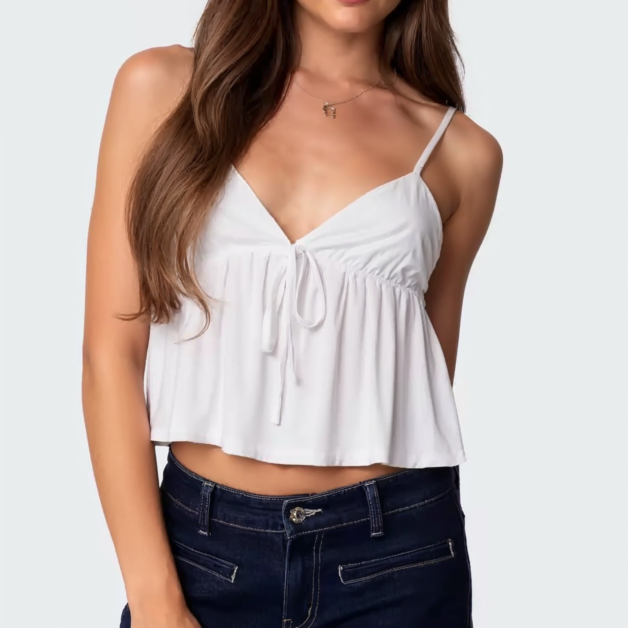 Cropped Spaghetti Strap Top